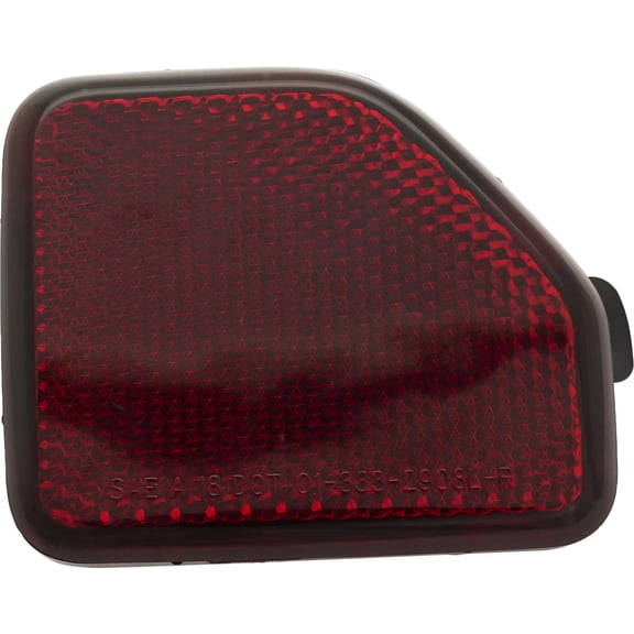 For 2019-2023 Wrangler Bumper Reflector Rear, Left Red Plastic CH1184108