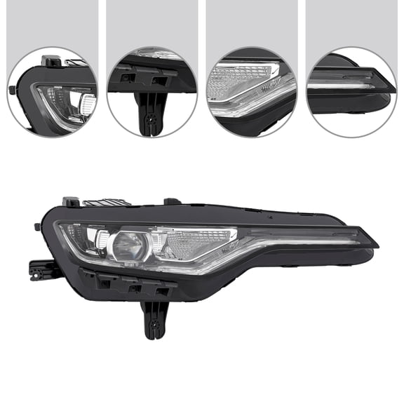 For 2019-2024Chevrolet Camaro SS, 1SS, 2SS,RS Full LED Headlight, Headlight Right Side, Right Passenger Side Full LED Headlight Headlamp