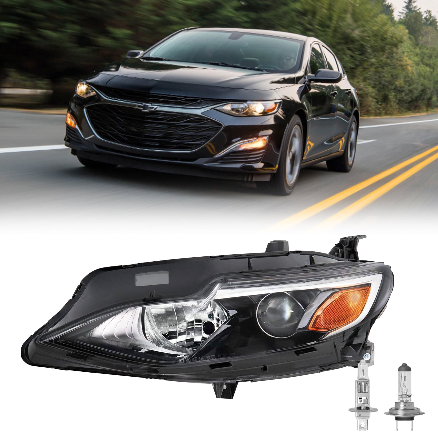 Alpha Owls 2012-2015 Chevy Malibu LMP Series Headlights (Halogen Proje – Alpha Owls, Distributed by I3 Enterprise Inc Alpha Owls 2012-2015 Chevy Malibu LMP Series Headlights (Halogen Proje – Alpha Owls, Distributed by I3 Enterprise Inc
