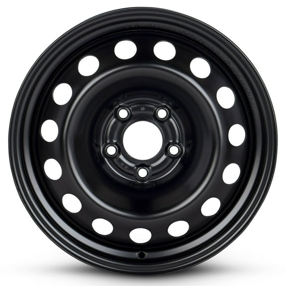 For 2019-2024 Fiat 500X 16 Inch Painted Black Rim - OE Direct Replacement - Road Ready Car Wheel