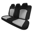 thumbnail image 1 of For 2019-2024 Kia Forte FH Group Neoprene Custom Fit Waterproof Car Seat Covers - Rear Set Gray, 1 of 8