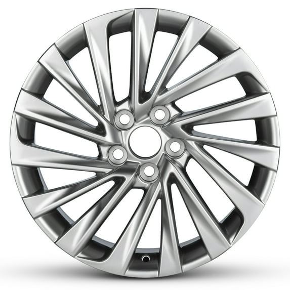 For 2019-2024 Lexus ES350 18 Inch Hyper Silver Rim - OE Direct Replacement - Road Ready Car Wheel