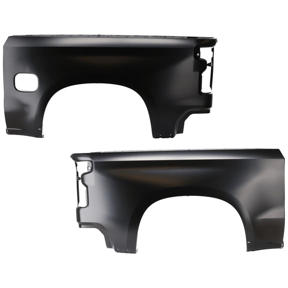 For 2019-2024 Silverado 1500 Rear Outer Quarter Panel Steel SET PAIR