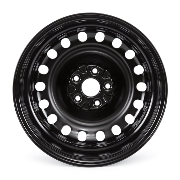 For 2019-2024 Toyota Rav4 Wheel Rim Steel Powder-Coated Black 17x7 Inch