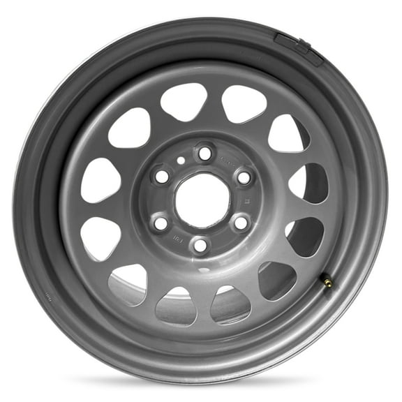 For 2019-2025 Chevrolet Silverado 1500 17 Inch Powder-Coated Silver Steel - New Take-Off Rim - Road Ready Car Wheel