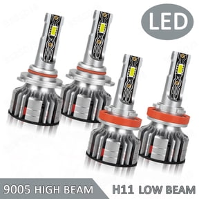 For 2020 2021 Silverado 1500 WT Custom Trail Boss White LED Headlight Bulbs