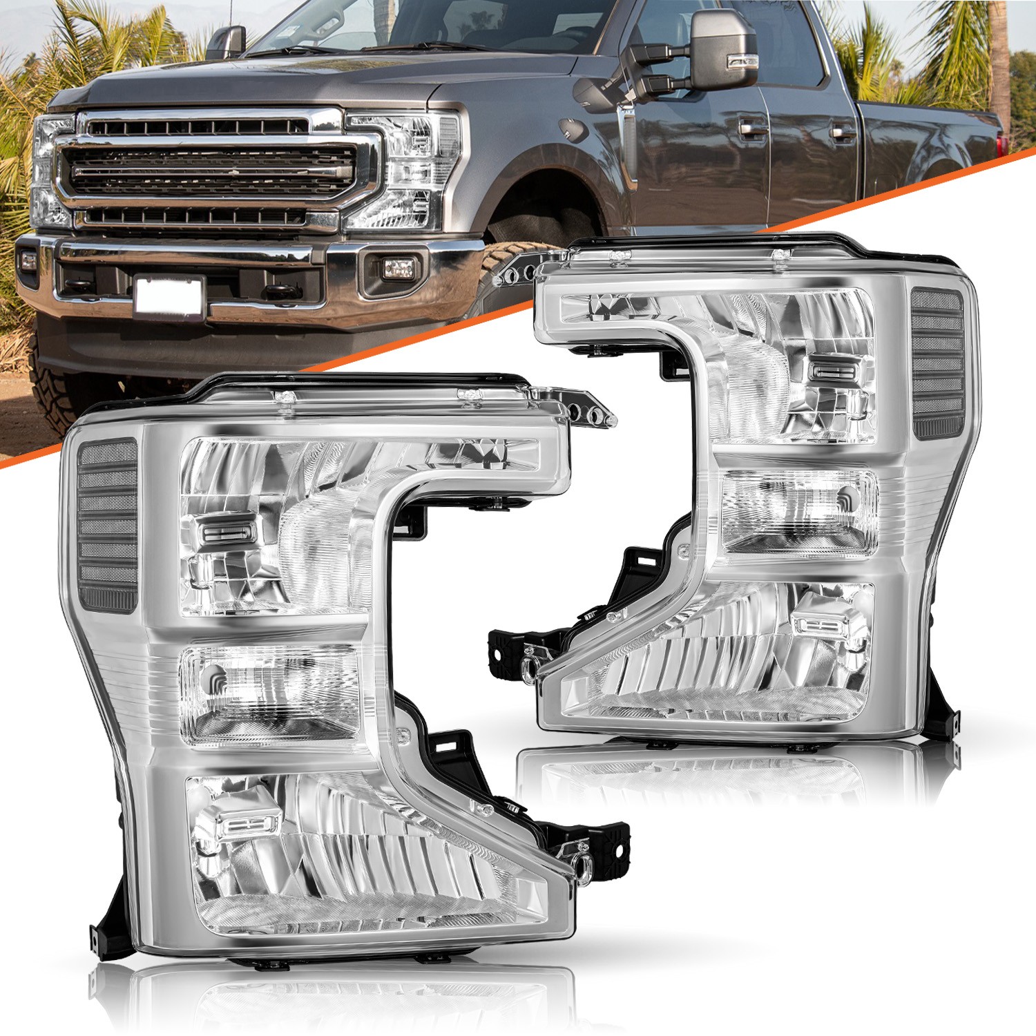 Full LED Headlight For 2020-2022 Ford F250 F350