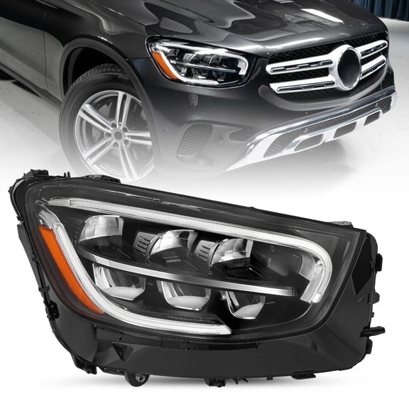 For 2020-2022 Mercedes-Benz GLC300 GLC-Class Right LED DRL Headlight Passenger