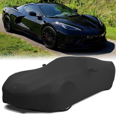 Universal Full Car Cover – Weatherproof, Breathable 210T Polyester For Chevy Corvette C5 To C8