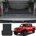 For 20202023 Jeep Gladiator JT 5' Blk Rubber Diamond Truck Bed Floor
