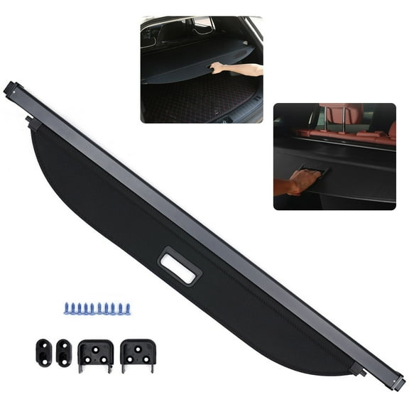 For 2020-2023 Kia Seltos Trunk Car Cargo Cover Security Shield Shade Decor Black