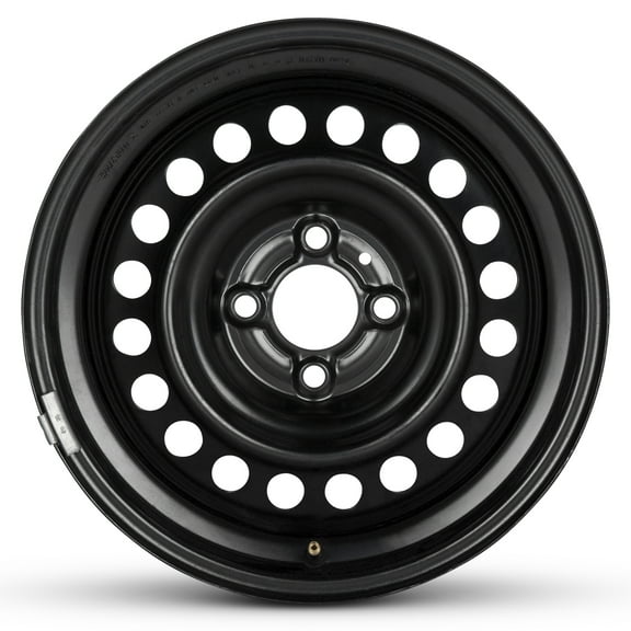 For 2020-2025 Nissan Versa 15 Inch Painted Black Steel - New Take-Off Rim - Road Ready Car Wheel