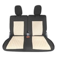 thumbnail image 1 of For 2020-2024 Ford Explorer Base FH Group Neoprene Custom Fit Car Seat Covers Water Resistant - 3rd Row Beige, 1 of 7