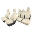 thumbnail image 1 of For 2020-2024 Ford Explorer Base FH Group Neoprene Custom Fit Car Seat Covers Water Resistant - Full Set Solid Beige, 1 of 12