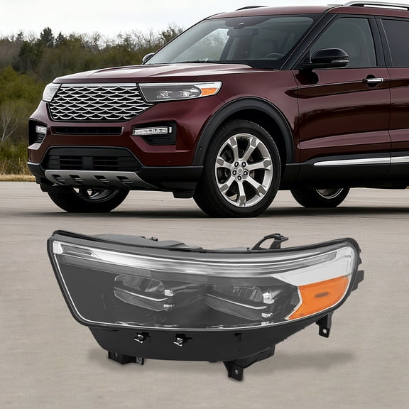 For 2020-2024 Ford Explorer Full LED Headlight Assembly Headlamp Driver Side LH