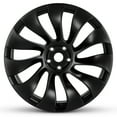thumbnail image 1 of For 2020-2024 Tesla Model Y Front 21 Inch Powder-Coated Black Alloy - OE Direct Replacement - Road Ready Car Wheel, 1 of 9