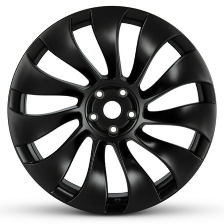 For 2020-2024 Tesla Model Y Front 21 Inch Powder-Coated Black Alloy - OE Direct Replacement - Road Ready Car Wheel