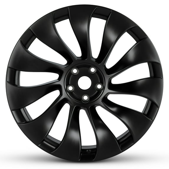 For 2020-2024 Tesla Model Y Front 21 Inch Powder-Coated Black Alloy - OE Direct Replacement - Road Ready Car Wheel