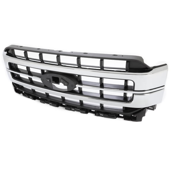 For 2021 2022 2023 Ford F150 Lariat Sport #ML348200FA Front Upper Grille Chrome