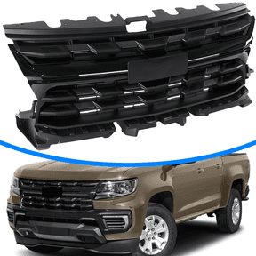 For 2021-2022 Chevrolet Colorado 84922758 Front Upper Grille W/Gloss Black Trim