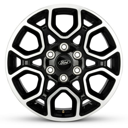 For 2021-2022 Ford F150 18 Inch Machined Face with Painted Inlay Black Alloy - New Take-Off Rim - Road Ready Car Wheel