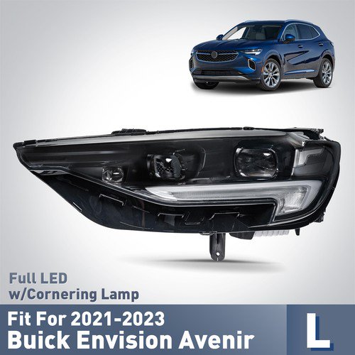 For 2021-2023 Buick Envision Full LED Headlight w/ Cornering Lamp Projector Left