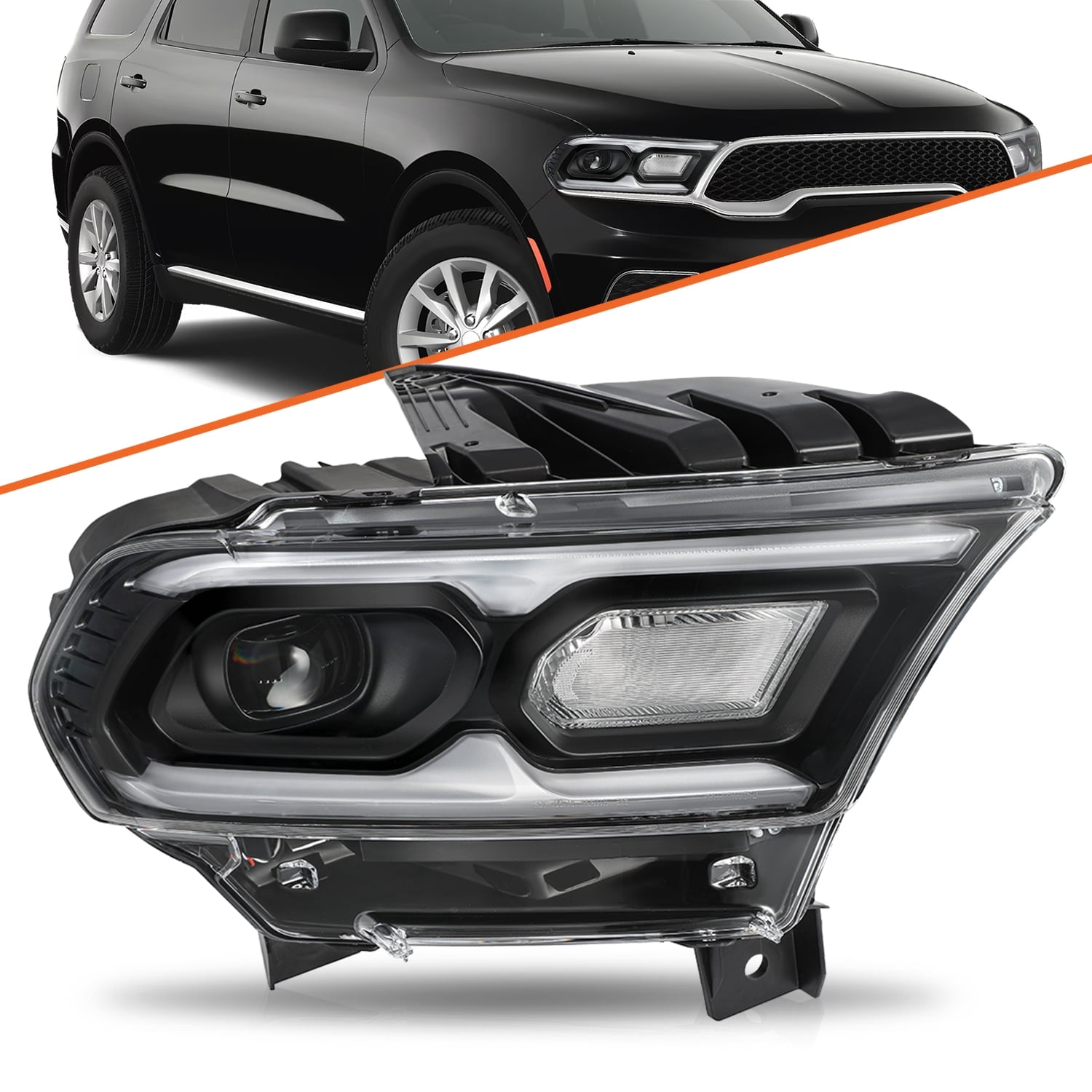 For 2021-2024 Dodge Durango Halogen Turn Signal W/LED Headlights Right Side