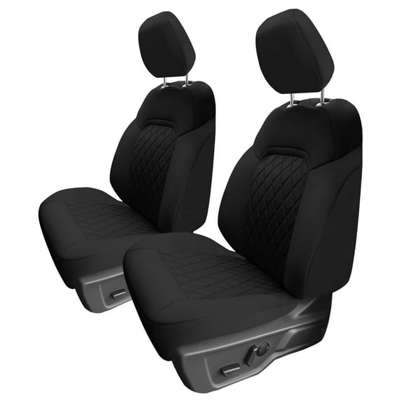 For 2021-2024 Ford Bronco Full Size SUV FH Group Neoprene Custom Fit Car Seat Covers - Front Set