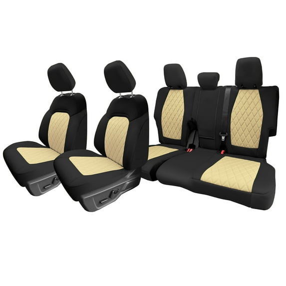 For 2021-2024 Ford Bronco Full Size SUV FH Group Neoprene Custom Fit Car Seat Covers Full Set