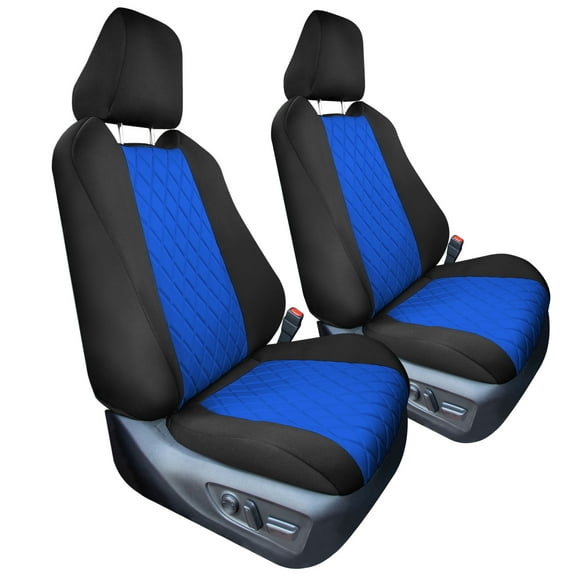 For 2021-2024 Toyota Rav4 Hybrid | Hybrid Prime Model Only FH Group Neoprene Custom Fit Car Seat Covers Front Set Blue