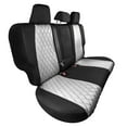 thumbnail image 1 of For 2021-2024 Toyota Rav4 Hybrid | Hybrid Prime Model Only FH Group Neoprene Custom Fit Car Seat Covers Rear Set Gray, 1 of 8