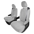 thumbnail image 1 of For 2021-2024 Toyota Sienna FH Group Neoprene Custom Fit Waterproof Car Seat Covers - Solid Gray 2nd Row for 7 Passenger, 1 of 5