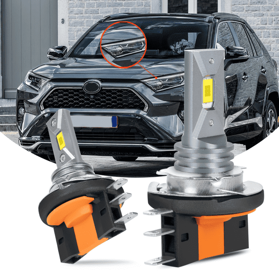 For 2021 Toyota Rav4 LED Daytime Running Lights Bulb H15 DRL