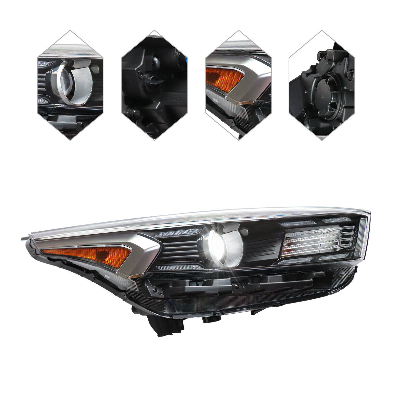For 2022 2023 Kia Forte Headlight Headlamp W/ LED DRL Passenger Right Side