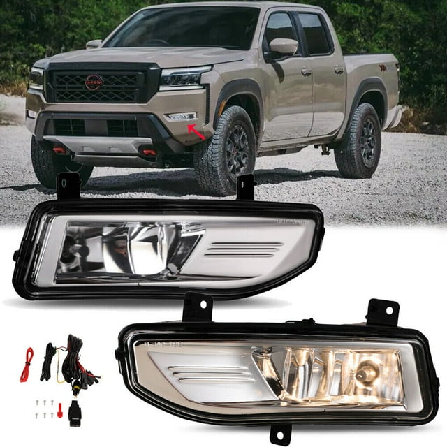 For 20222023 Nissan Frontier Fog Lights Front Bumper Lamps w/Bulb