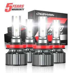 For 2022 2023 Silverado 1500 2500 WT Custom Trail Boss 6000K LED Headlight Bulbs