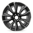 thumbnail image 1 of For 2022-2024 Chevrolet Silverado 1500 20 Inch Machined Face with Gray Inlay Alloy - Genuine OEM Take-Off Rim - Road Ready Truck Wheel, 1 of 9