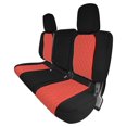 thumbnail image 1 of For 2022-2026 Nissan Frontier FH Group Custom Fit Neoprene Car Seat Covers Wateropoof - Red Rear Seat, 1 of 6