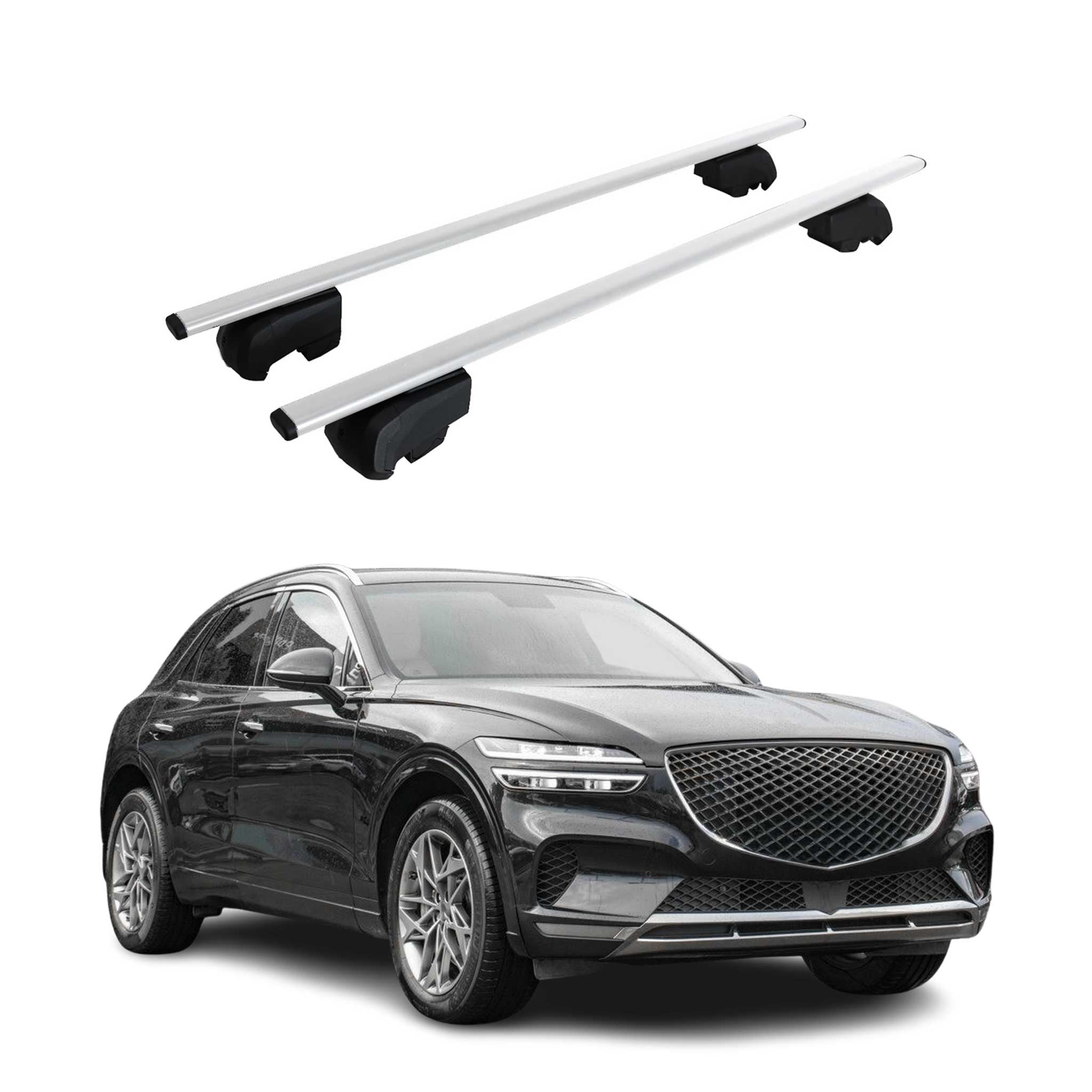 For 2022-2026 Genesis Gv70 Roof Racks Luggage Carrier Cross Bars Iron ...