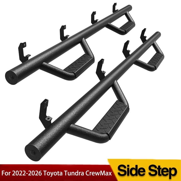 For 2022-2026 Toyota Tundra CrewMax Cab 3" Drop Bar Running Board Side Step