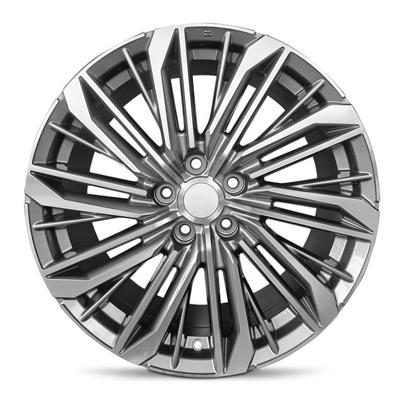 For 2023-2024 Nissan Altima 19 Inch Machined Face with Painted Inlay Gray Rim - OE Direct Replacement - Road Ready Car Wheel