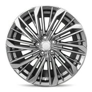 For 2023-2024 Nissan Altima 19 Inch Machined Face with Painted Inlay Gray Rim - OE Direct Replacement - Road Ready Car Wheel