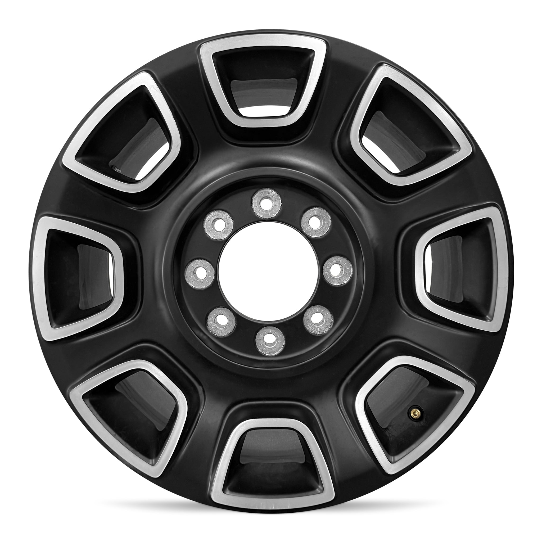 For 2023-2025 Ford F-250 20 Inch Machined Face with Painted Inlay Black ...