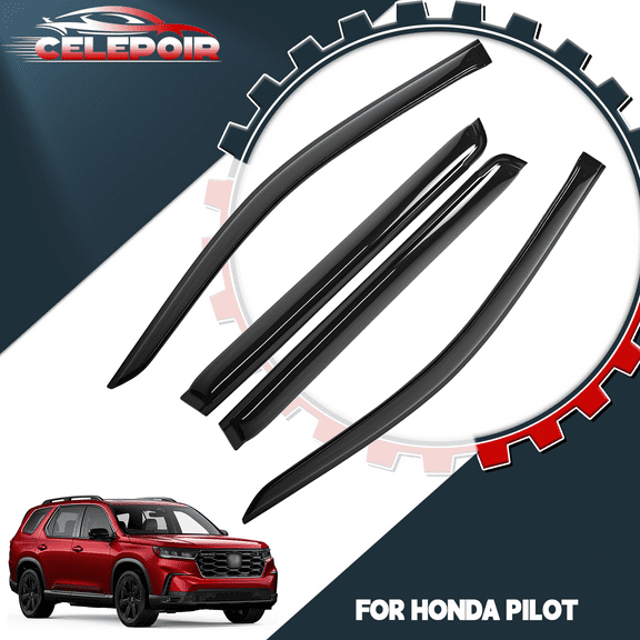 For 2023-2025 Honda Pilot Window Visor Sun Wind Rain Guard Deflector US