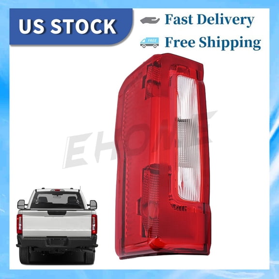 For 2023 24 25 2026 Ford F-250 F-350 Super Duty LH Tail Light Halogen W/O Blind Spot