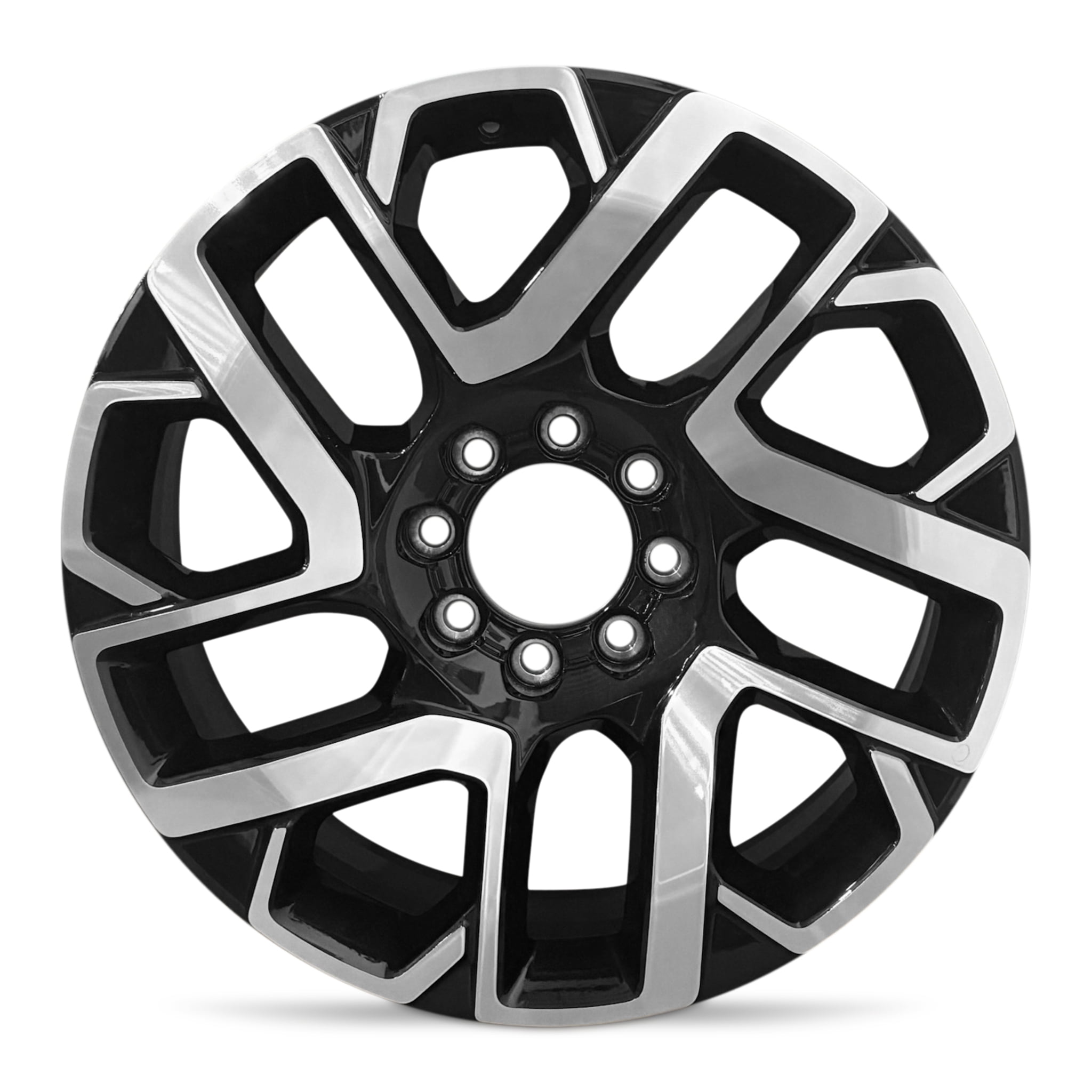For 2024-2025 Chevrolet Silverado 1500 EV 24 Inch Machined Black Alloy ...