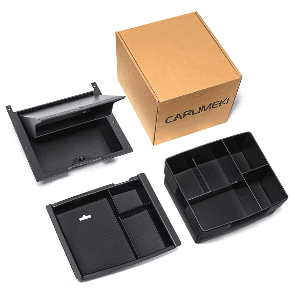 Bgucar Center Console Organizer Insert Tray Armrest Storage Box Tacoma 4th Gen 2024-2026 Anti-Slip Not for Hybrid 3-Piece