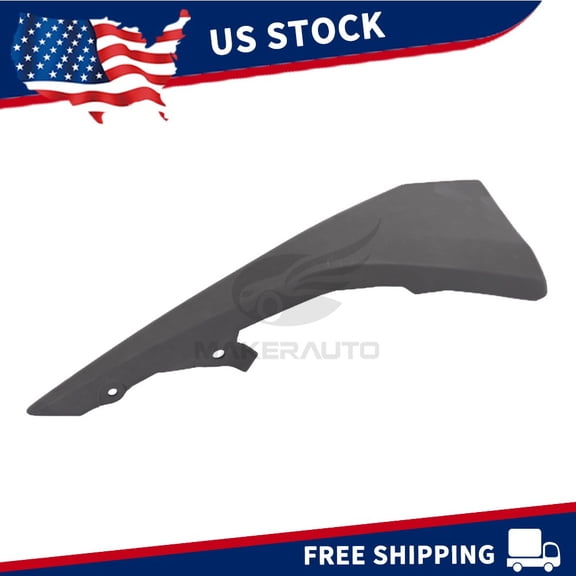 For 2025 Toyota Camry SE Front Bumper Side Lower Trim Molding Matte Black