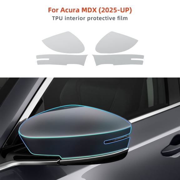 For 2025 - Up Acura MDX TPU Invisible Car Protection Film Side Mirror Film Exterior Accessories 4pcs