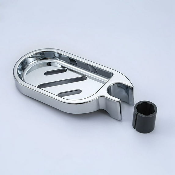 For 22 24 25 mm Bath Shower Silver Soap Holder Soap Dishes Adjustable Rail Slide Plates 25MM